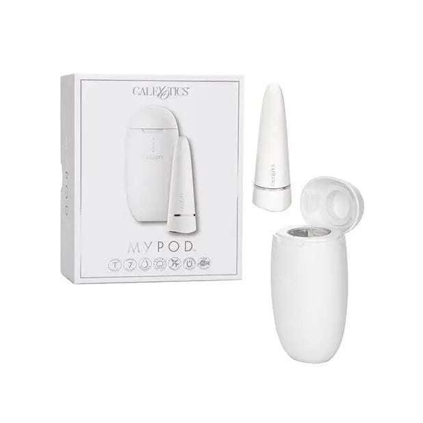 CalExotics Stimulators White My Pod Vibrating Massager at the Haus of Shag