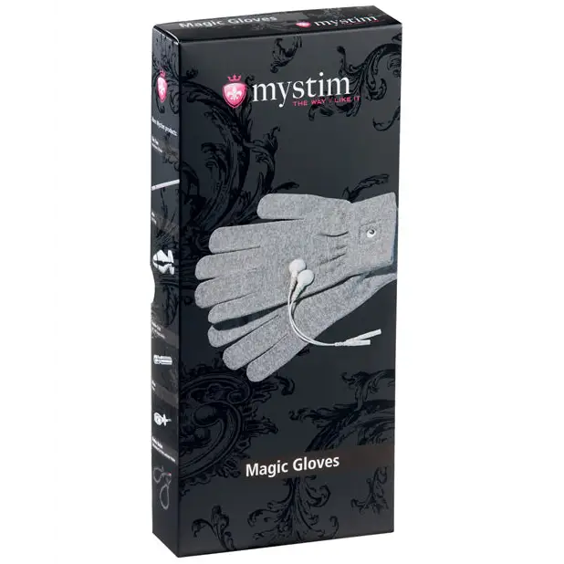 Mystim eStim Magic Gloves - Gray - Stimulators