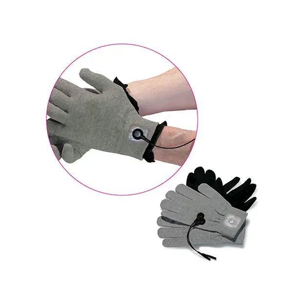 Mystim eStim Magic Gloves - Gray - Stimulators