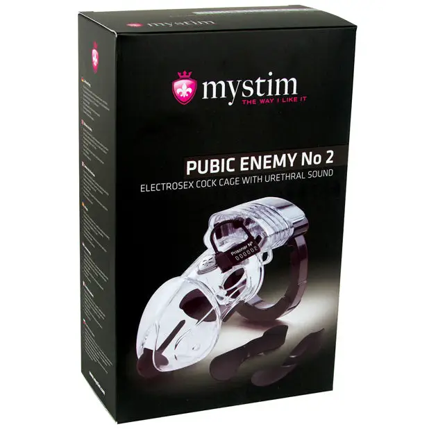 Mystim Pubic Enemy No 2 Electrosex Cock Cage - Cock Cage