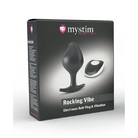 Mystim Rocking Force Silicone Buttplug Small - Black - Stimulators