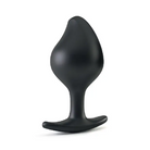 Mystim Rocking Force Silicone Buttplug Small - Black - Stimulators