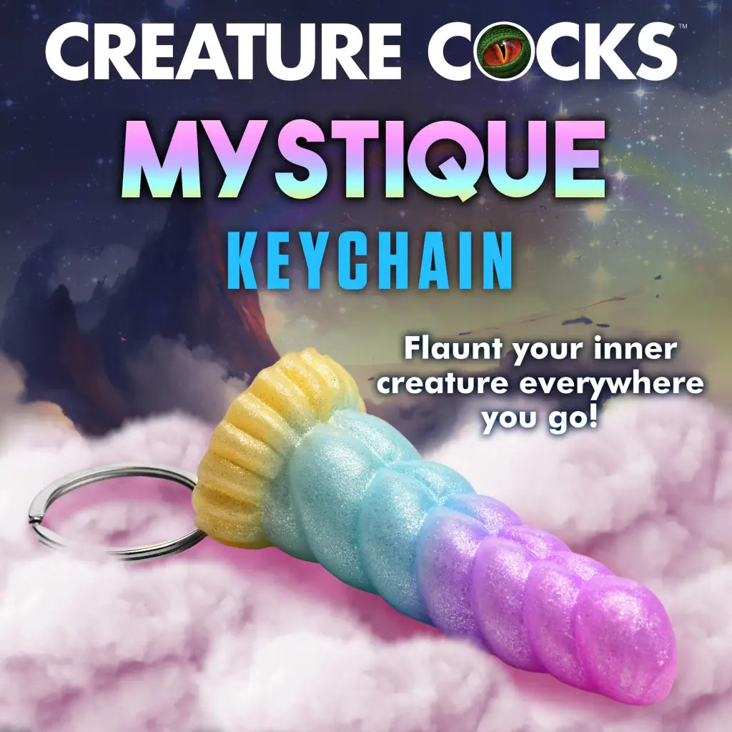 Mystique Unicorn Mini Dildo Key Chain - Misc