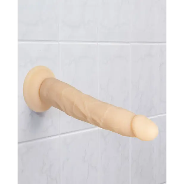 Naked Addiction 9’’ Dual Density Silicone Dildo - Vanilla - Dongs & Dildos