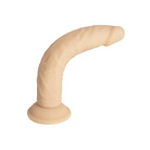 Naked Addiction 9’’ Dual Density Silicone Dildo - Vanilla - Dongs & Dildos