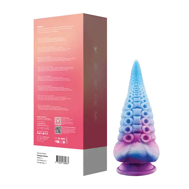 Namy Tentacle Shape Suction Cup Dildo - Multi Color - Dongs & Dildos