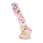 Natalie’s Toy Box Cock-A-Palooza Confetti Silicone Suction Dildo - Dongs & Dildos