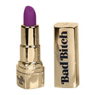 CalExotics Stimulators Naughty Bits Bad Bitch Lipstick Vibrator - Purple at the Haus of Shag