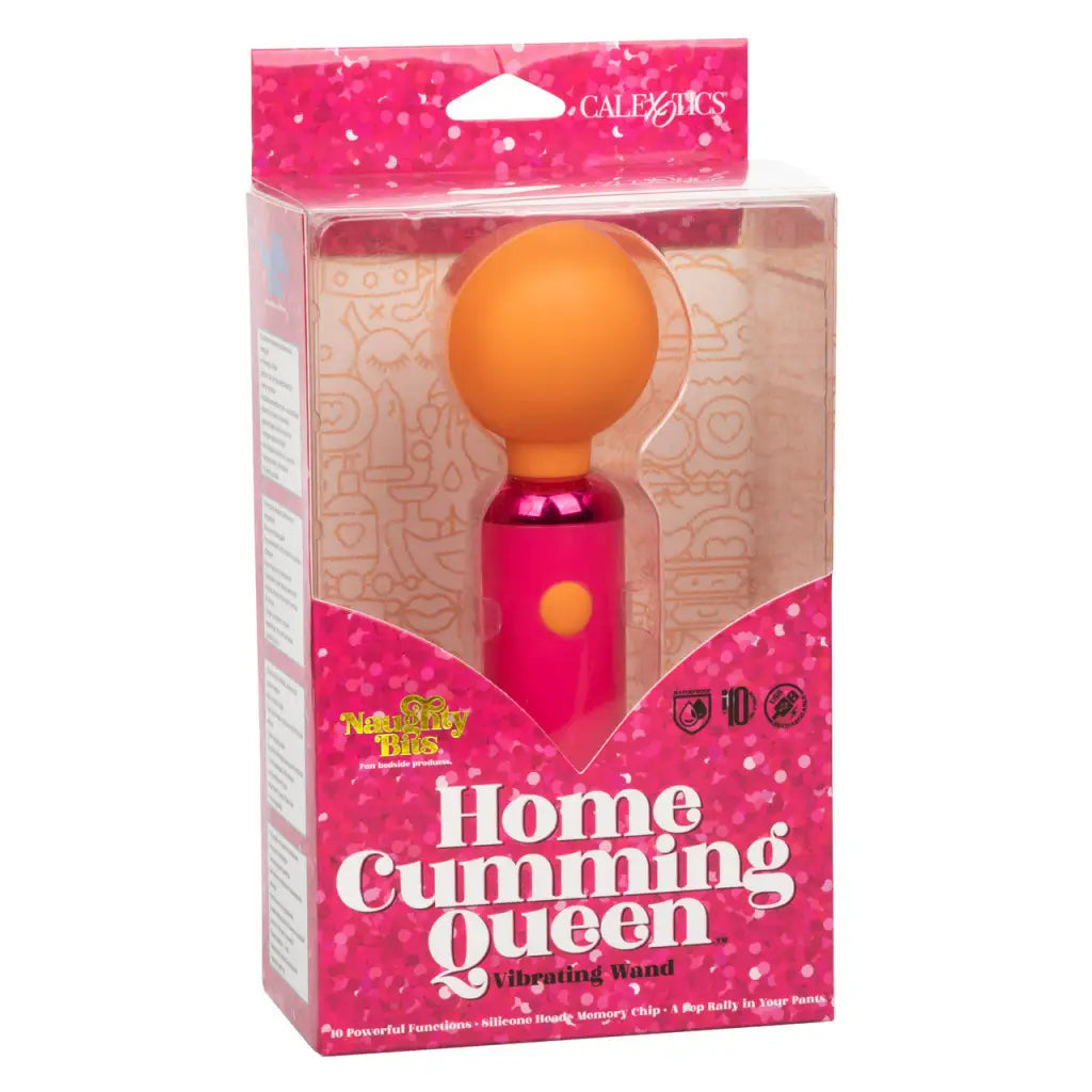 Naughty Bits Home Cumming Queen Vibrating Wand - Wand