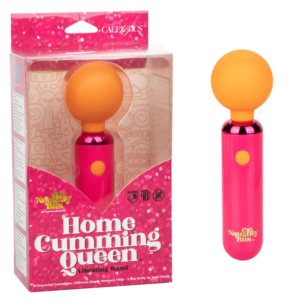 Naughty Bits Home Cumming Queen Vibrating Wand - Wand