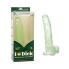 CalExotics Plain Dildo Naughty Bits I Leaf Dick Glow In The Dark Herb Leaf Dildo at the Haus of Shag