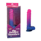 CalExotics Vibrator Naughty Bits Ombre Hombre Xl Vibrating Dildo at the Haus of Shag