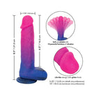 CalExotics Vibrator Naughty Bits Ombre Hombre Xl Vibrating Dildo at the Haus of Shag