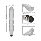 CalExotics Vibrator Naughty Bits Screwnicorn Majestic G-spot Vibrator - Silver at the Haus of Shag