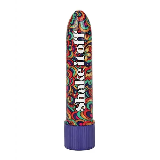 CalExotics Stimulators Naughty Bits Shake It Off Powerful Mini Vibrator - Multi Color at the Haus of Shag