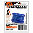 Neo Short Ballstretcher Blueballs made of pure platinum silicone, promoting comfort