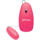 Neon Luv Touch Bullet - 5 Function: Pink vibrator with attached egg-shaped component