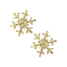 Neva Nude Glitter Snowflake Pasties - O/s - Gold - Pasties