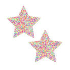 Neva Nude Pastie Star Sprankles Neon UV - Pasties