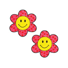 Neva Nude Smiley Flower Power Glitter Pasties - Pink/yellow O/s - Pasties