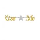 New Year’s Kiss Me At Midnight Streamer - Gold/silver - Party Supplies