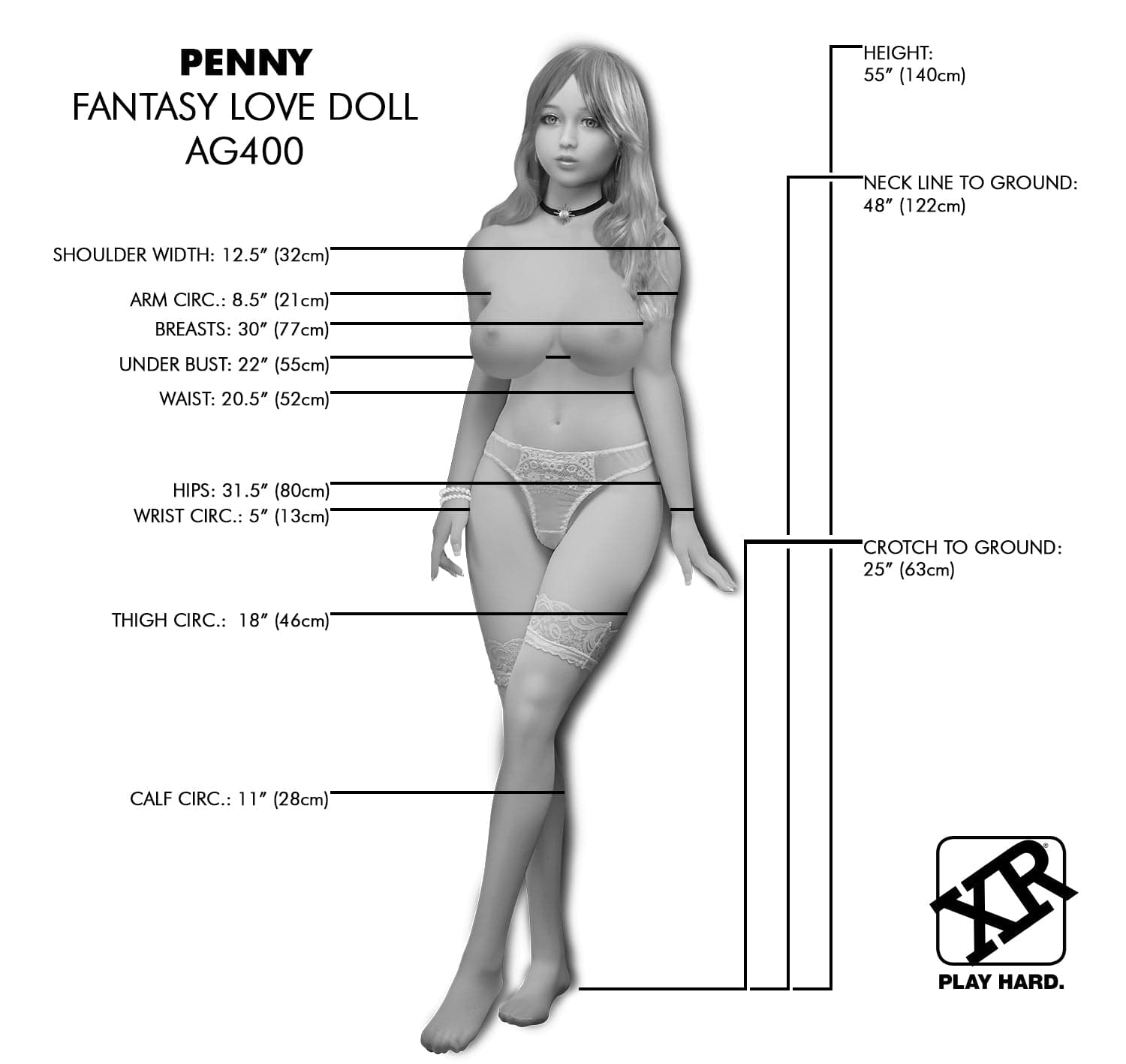 NextGen Dolls Full Body Doll Vanilla NextGen Dolls - Penny Fantasy Love Doll at the Haus of Shag