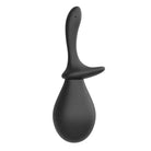 Nexus Anal Douche Set - Sleek black silicone anal plug with curved handle