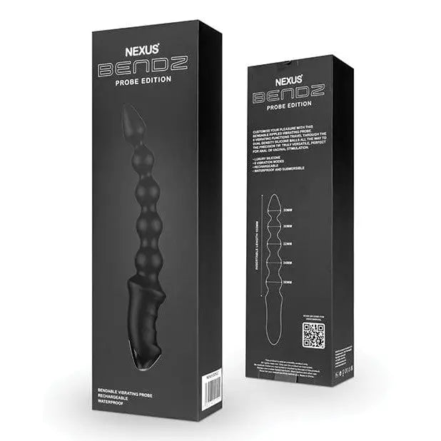 Nexus Prostate Vibrator Nexus Bendz Bendable Vibrating Probe - Black at the Haus of Shag