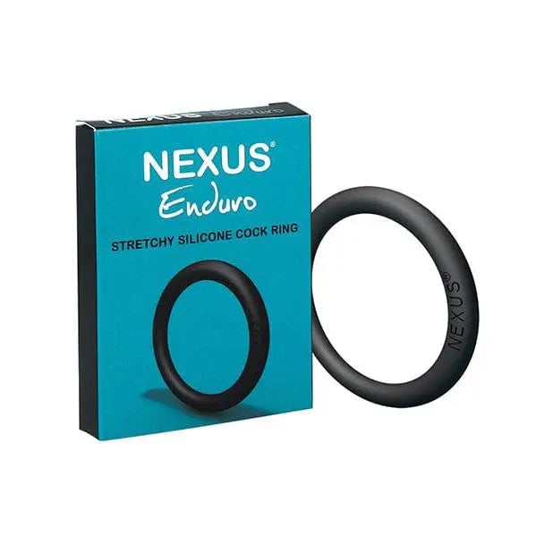 Nexus Penis Enhancement Nexus Enduro Silicone Cock Ring - Black at the Haus of Shag