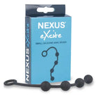 Nexus EXCITE Silicone Anal Beads - Small / Black - Anal Beads