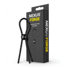 Nexus Forge Adjustable Silicone Lasso Cockring Black - Cock Ring