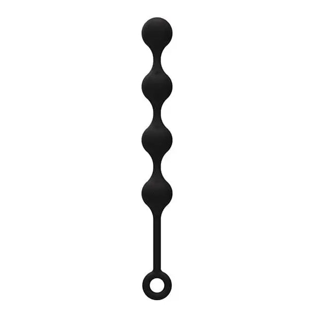 Nexus Anal Beads Nexus Quattro Vibrating Anal Balls - Black at the Haus of Shag