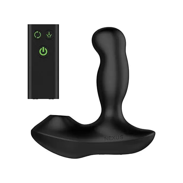 Nexus Prostate Vibrator Nexus Revo Air Rotating Prostate Massager W/suction - Black at the Haus of Shag