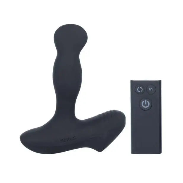 Nexus Prostate Vibrator Nexus Revo Slim Rotating Prostate Massager - Black at the Haus of Shag