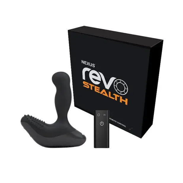 Nexus Prostate Vibrator Nexus Revo Stealth Remote Control Rotating Prostate Massager - Black at the Haus of Shag