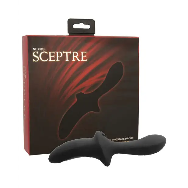 Nexus Sceptre Rotating Prostate Probe - Black - Plain Vibrator