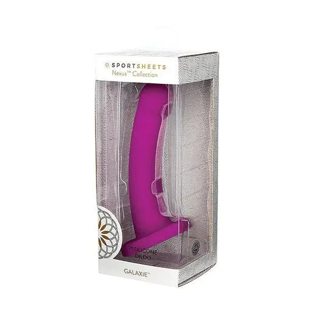 Sportsheets International Plain Dildo Purple / 7" Nexus Solid Silicone Dildo at the Haus of Shag