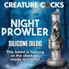 Night Prowler Silicone Dildo - Small with suction cup base shaped like a fantastical creature