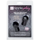 CalExotics Stimulators Black Nipple Play Advanced Silicone Nipple Suckers at the Haus of Shag