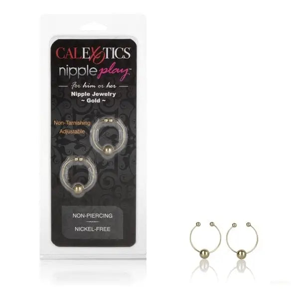 CalExotics Sextoys for Women Gold Nipple Play Nipple at the Haus of Shag