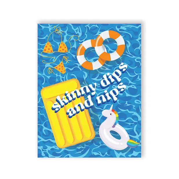 Nips And Dips Greeting Card - Party Supplies