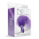 Nixie Tail Plug Purple Metallic Nixie Metal Butt Plug W/faux Fur Tail at the Haus of Shag