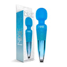 Nixie Vibrator Blue Nixie Rechargeable Wand Massager Blue Ombre Metallic at the Haus of Shag