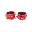 Nobu Fetish Handcuffs - Red/gold - Cuffs