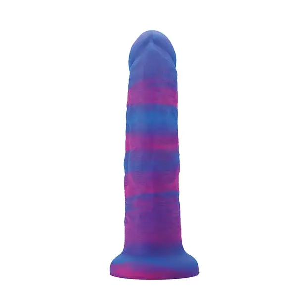 Nobu Rainbow 8’’ Dildo W/suction Cup - Cosmic - Realistic Dildo