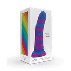 Nobu Rainbow 8’’ Dildo W/suction Cup - Cosmic - Realistic Dildo