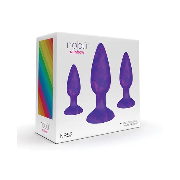 Nobu Rainbow Silicone Plug Set - Butt Plug