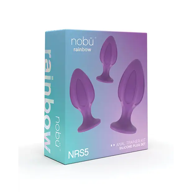 Nobu Rainbow Silicone Plug Set - Butt Plug