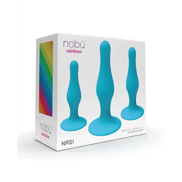 Nobu Rainbow Silicone Plug Set - Butt Plug