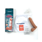 Noches Latinas Ultraskyn Pene Real Con Testiculos 6’ - Caramel with bag and toothpaste package